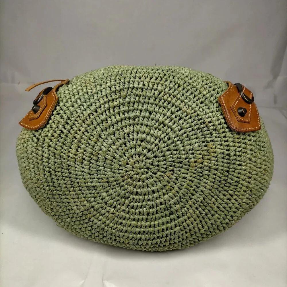 Balenciaga Green Straw Tote Bag mon127-100125 - Picture 5 of 9